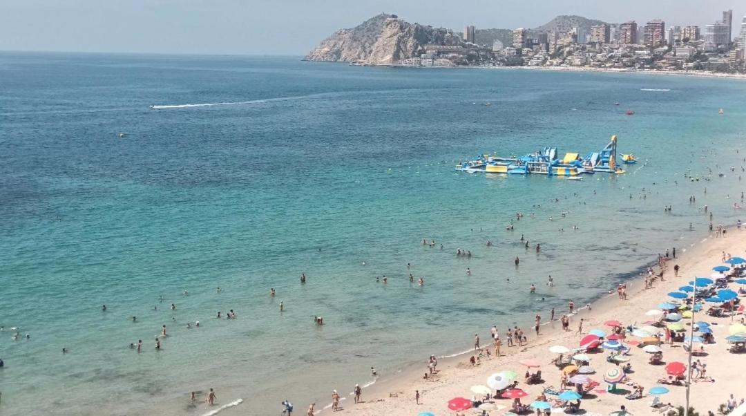 Apartamento Acapulco Luxe Piso 3 En 1A Linea Playa Poniente Benidorm Top Vistas Al Mar Espectaculares Y De Luxe Con Acceso A Piscina Y Garaje Privado Exterior foto